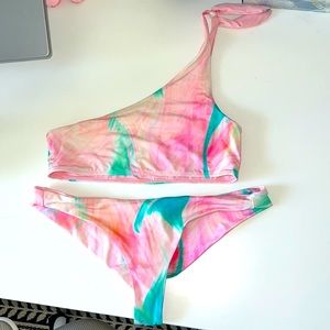 Frankies Bikinis - Trippy Tie Dye Bikini